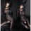 Bunny Sexy Underwear SM Blood Drops Body Black Silk Temptation Open File Free Performance Clothes XX
