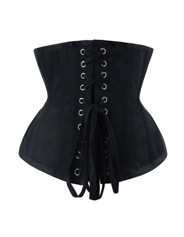 Mesh Breathable Short Court Gothic Embroidered Shapewear Corset WK2250