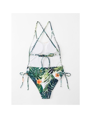 Summer Swimsuits Leaf Print Beach Women Sexy Bikini A2206