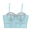 Shapewear Color Diamond Short  Chest Wrap Nightclub Vest Waist Bra KN8990