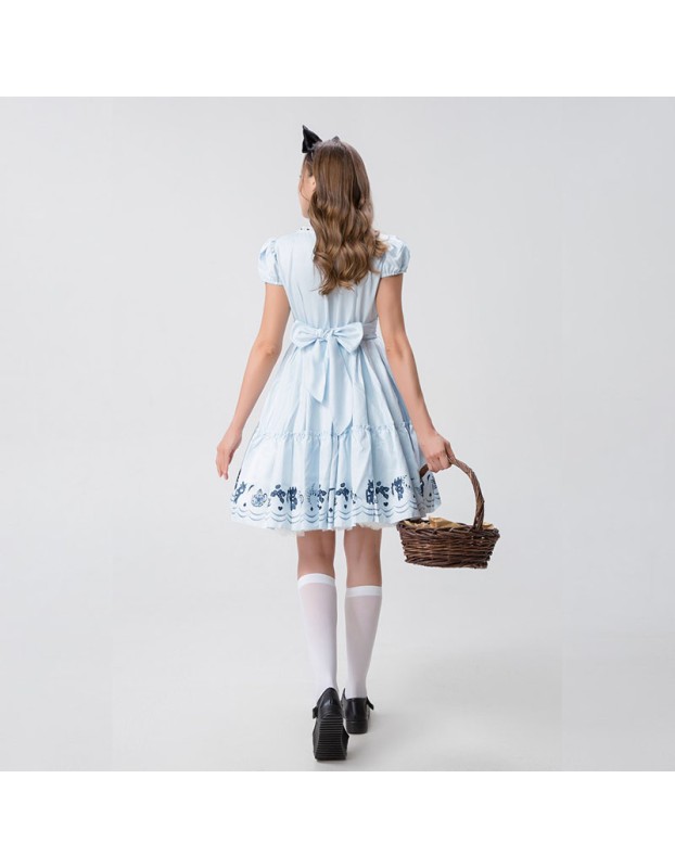 Halloween Cute Maid Costume  Alice In Wonderland Princess Dress Costume YM0912