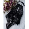 Black See Through Teddy Lingerie M2128