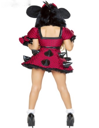 Red Mickey Mouse Costume M4837