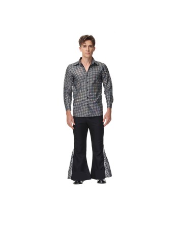 Halloween Suit Disco Hippie Ball Costumes Cosplay Adults Show Man Cothin MS1661