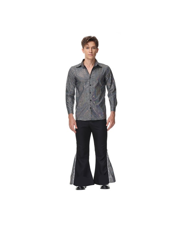 Halloween Suit Disco Hippie Ball Costumes Cosplay Adults Show Man Cothin MS1661