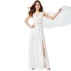 Medieval Egyptian Queen Cleopatra Cosplay White Sexy Halloween Costumes M40765