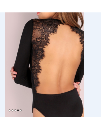 Black backless sexy lingerie M2144
