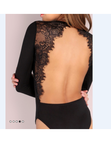 Black backless sexy lingerie M2144
