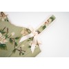 Green Vintage Floral Halter Corset Vest Cropped Tops 22053