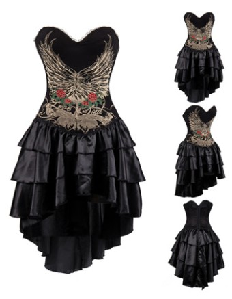 Newest Pattern Skirt Corsets M1364
