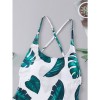 Summer Swimsuits Leaf Print Beach Women Sexy Bikini A2206