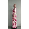 Sexy V-neck beautifully printed plus size and floor dress fashion women's clothing M8573