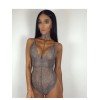 Four colors deep v sexy lace babydoll lingerie M2102F