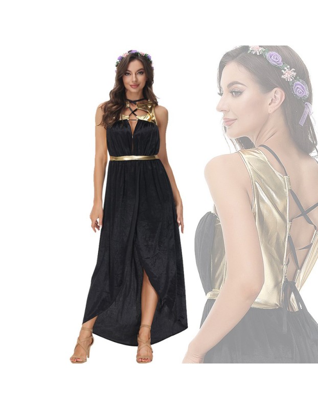 Halloween Cosplay Costume Ancient Egyptian Cleopatra Sexy Arab Dress Costume MS5016