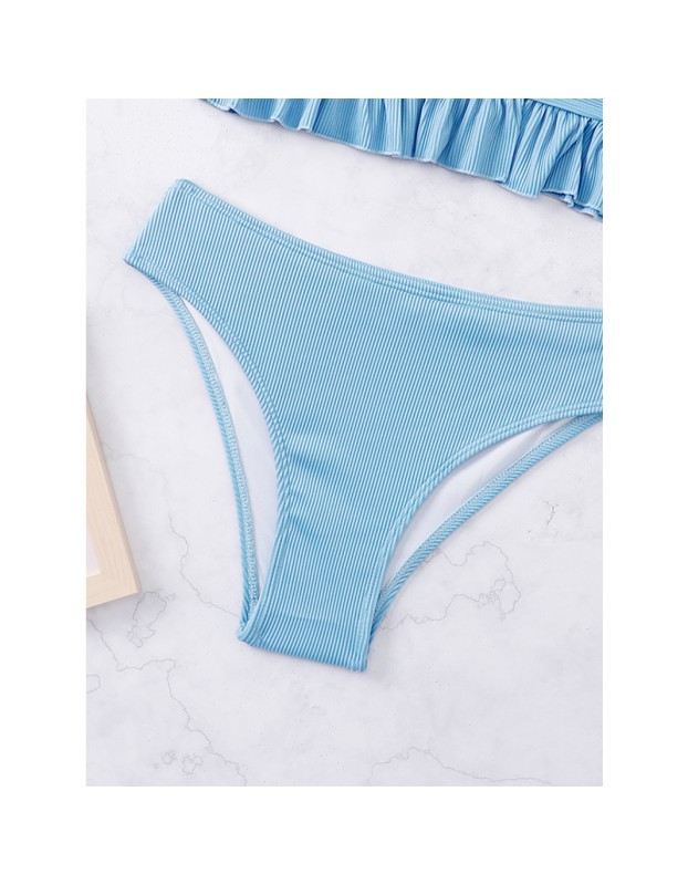 Hot Bikini Blue Tasseled Swimsuit  Lingerie Sexy Slim Fit Swimsuit A2211