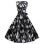 Slim The Bhole Body Printed Custom  Vintage Sleeveless Dress JY13420