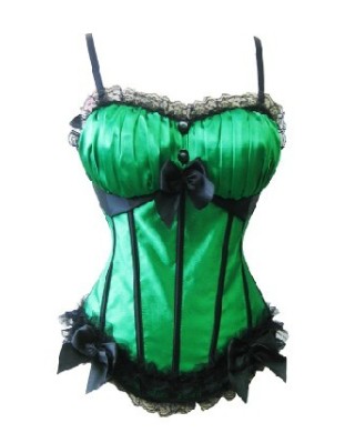 sexy green lace bundle of edge corset m1755F