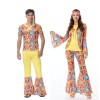 Suit Couple Disco Hippie Dance Performance Adult Costume MS1644 1645