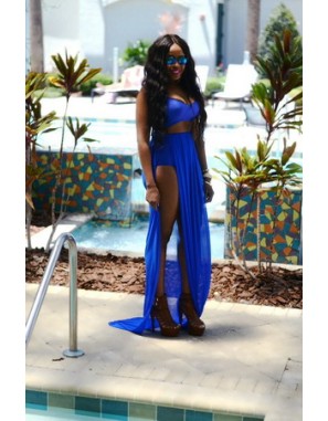 Sexy Fashion Two Piece Evening Dress M3968b