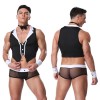 Bartender Set Adults Costumes Mesh Pants Man Cosplay Sex Underwear 20199