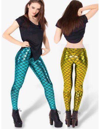Metallic Scales Leggings FG204