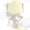 Small Halter Vest Women Satin Suit Leggings Sexy Breast Wrap Corset KN8313