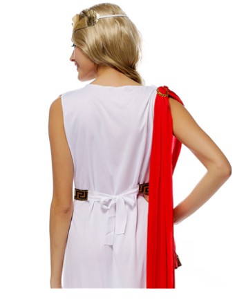 Athena  White Long Dress Costume M40453