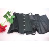 Black Mesh Women Waist Shrinkable Breathable Shapewear Corset Sexy Bustier WK2271
