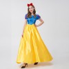 Halloween Costume Snow White Cosplay Adult Long Dress Costume YM8719