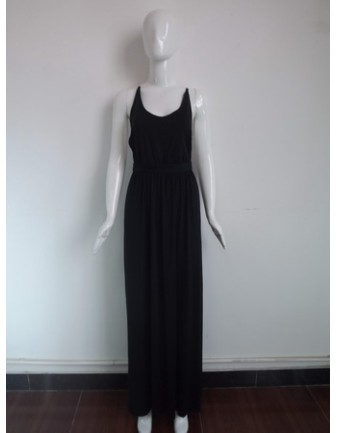 Black Fashion Design Long Maxi Evening Dress M3984