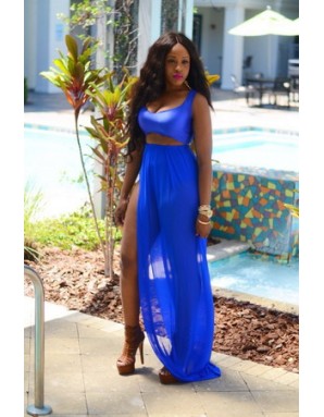 Sexy Fashion Two Piece Evening Dress M3968b