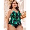 High Waisted Bikini Women Sexy V Neck One Piece Swimsuit 232
