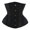 Mesh Breathable Short Court Gothic Embroidered Shapewear Corset WK2250