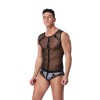 Pole Dancing Black Mesh See Through Bodysuit Men Erotic Costumes 20203