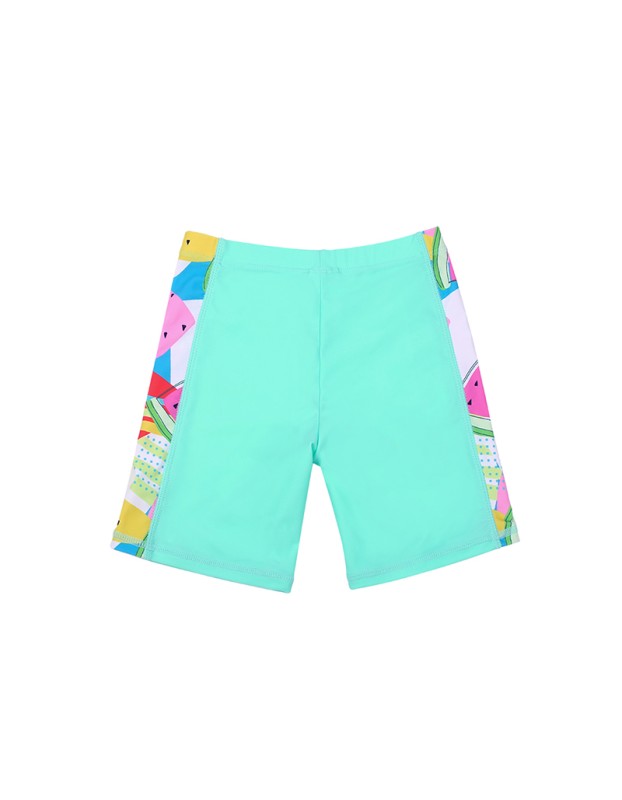 Cartoon Watermelon Swimming Set Girls Separate Sunblock Spring Swimsuit With Hat KF201