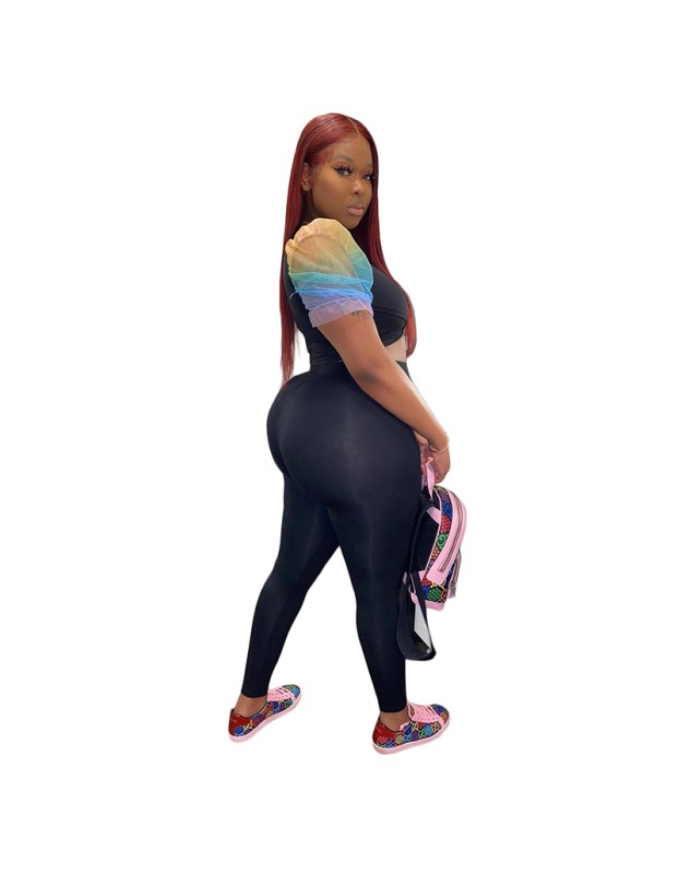 Two Piece Sweat Suit Plus Size Two Piece Pants Set Women Clothing M045