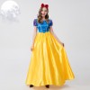 Halloween Costume Snow White Cosplay Adult Long Dress Costume YM8719