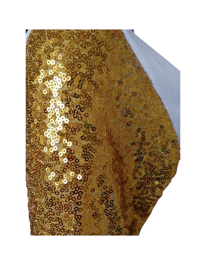 Women Tops Summer Short Sleeve Sequins T-Shirts M8443
