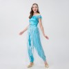Halloween Costume Aladdin Magic Lamp Princess Jasmine Dress Cosplay Animation YM0914