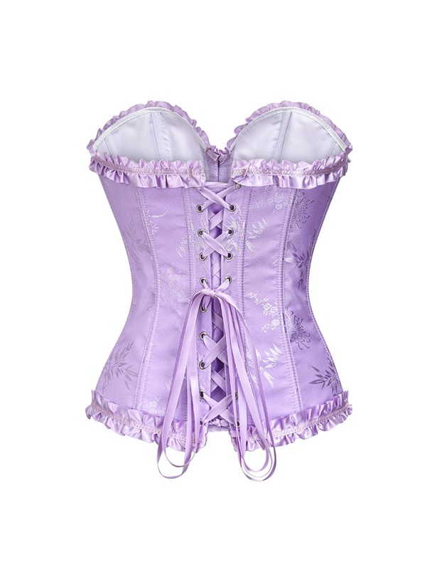 Women Sexy Corsets Bustiers Floral Burlesque Vintage Corset M26046