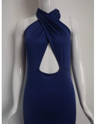Sexy Fashion Show Design Top Maxi Dress M3989