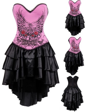 Newest Pattern Skirt Corsets M1364