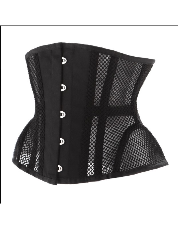 14 Steel Corset Mesh Bustier Girdle Sports Fitness Belt Palace Shaper Corset MS0052