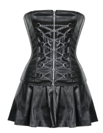 Sexy Corset With Mini Dress M1301