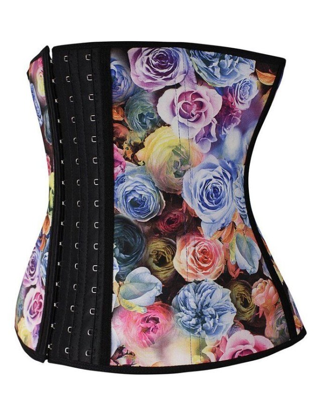 Women New Arrival Neoprene Corsets Plus Size Rubber Corset
