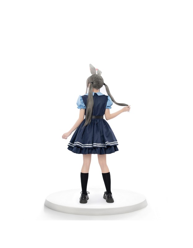 Movie  Zootopia  Cosplay Judy Police Costume Anime Rabbit Sheriff Parent-Child Suit DL2040