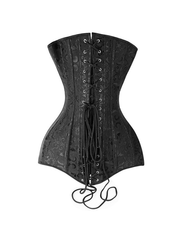 14 Steel Boned Overbust Long Corset M1430