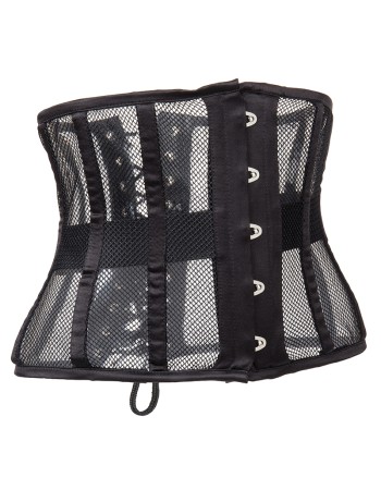 Black Apricot Breathable Mesh Underbust Waist Corset M1431
