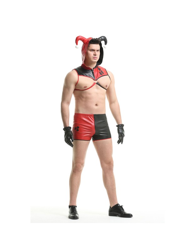 Halloween Cosplay Clown Halle KuiYin Costumes Men Party Demon XY82220