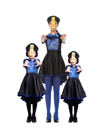 Qing Dynasty costume female zombie dress M40731
